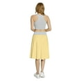 thumbnail image 5 of Women's Floral Monochrome Daisies Vintage A-line Printed Skirt Casual Wear, 3XL, Yellow and White, by Ambesonne, 5 of 6