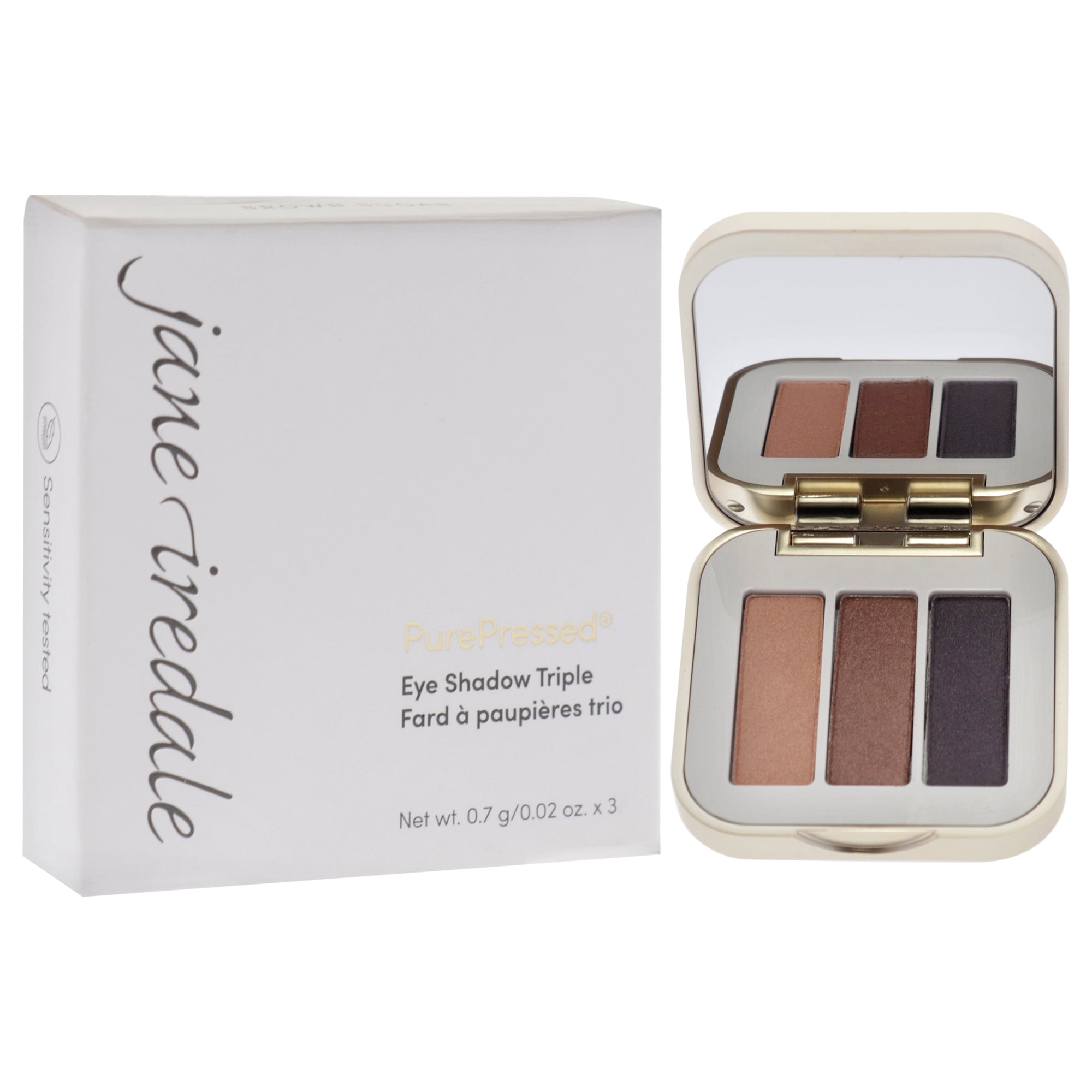 PurePressed Eye Shadow Ttiple - Brown Sugar by Jane Iredale for Women - 0.1 oz Eye Shadow