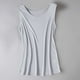 thumbnail image 4 of Camiseta sin mangas de seda auténtica para mujer - Blusa de verano ligera y transpirable, ajuste elástico - M-XXL, 4 of 6