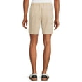 thumbnail image 3 of No Boundaries Men's and Big Men's Stretch Twill Pull On Shorts, up to Size 5XL, 3 of 5