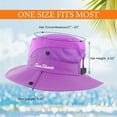 thumbnail image 3 of Sun Hats for Women Beach Hat Ponytail Hat Womens Sun Hat with UV Protection Wide Brim, 3 of 6