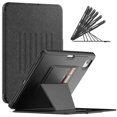 thumbnail image 1 of Funda para iPad Pro 11 de 9.ª/8.ª/7.ª generación de 10,2', funda magnética resistente a prueba de golpes con soporte absorbente de múltiples ángulos, portalápices, ranura para tarjetas, 1 of 5