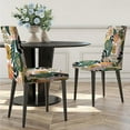 thumbnail image 2 of Stretch Parson Chair Slipcovers for Dining Room Set of 4,Boho Tropical Leaves Dining Chair Covers Colorful Jungle Flower Removable Chair Seat Protectors Covers for Kitchen,Wedding,Ceremony, 2 of 6
