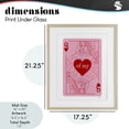 thumbnail image 3 of Queen Of My Heart Birch Framed Print Under Glass, design by Amanda Greenwood, 3 of 10