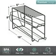 thumbnail image 7 of Sorbus 12 Soda Can Rack Beverage Dispenser and Organizer, Black (2pk), 7 of 7