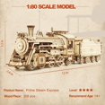 thumbnail image 4 of Rompecabezas 3D para adultos Oso de Fresa Kits de modelos de trenes de juguete de madera Electrónica, 4 of 4