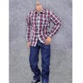 thumbnail image 2 of Ropa A Escala 1/6 Para Figura De 12" Camisa Vaquera De Manga Larga A Cuadros Rojos Sunnimix La figura de acción Ropa, 2 of 7