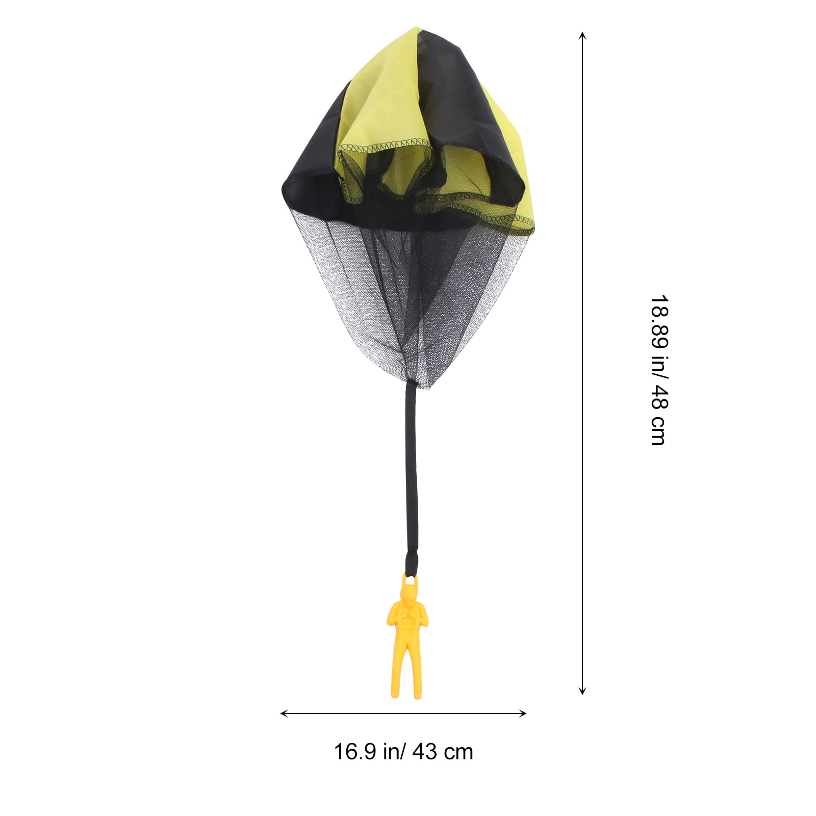 3pcs Funny Free Hand Throw Mini Soldier Parachute Toy Classic Flying Toys for Ki 