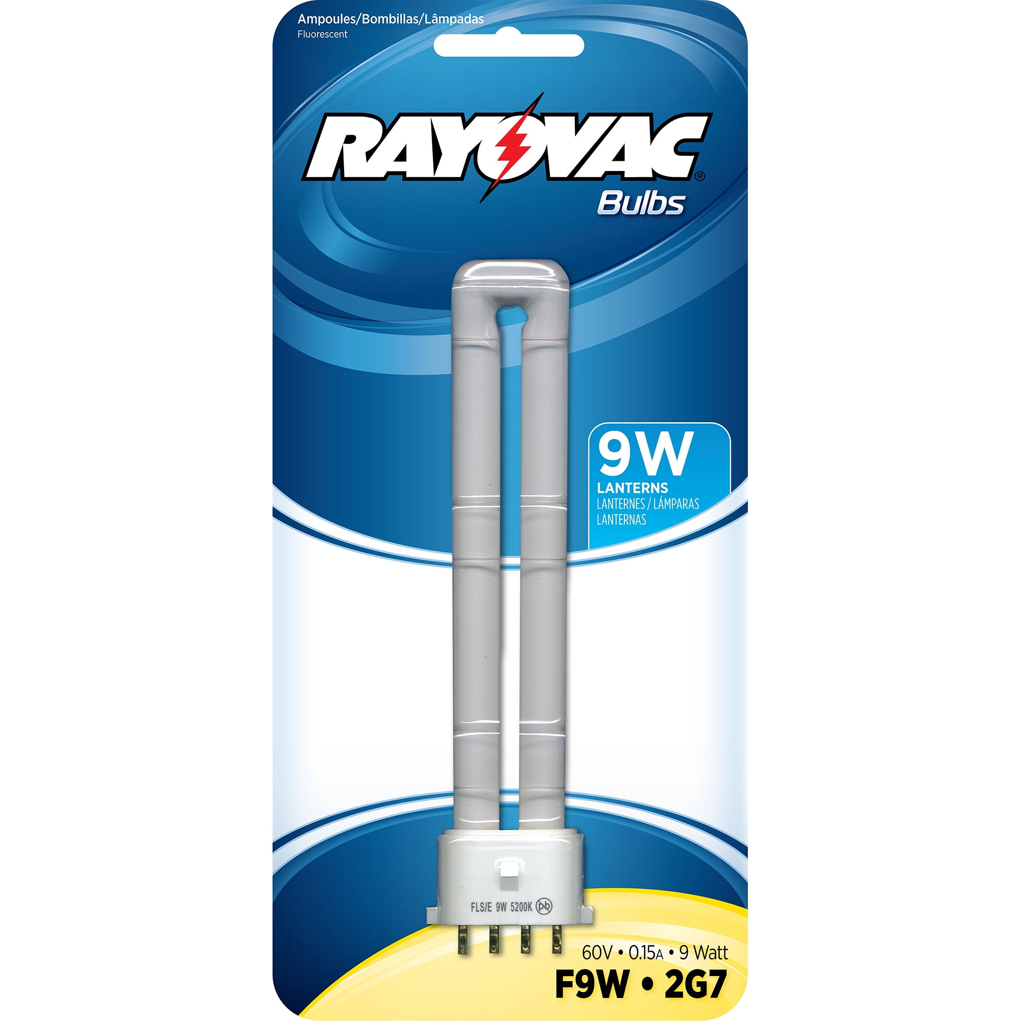 Rayovac Fluorescent Flashlight Bulb 60 volt 4Pin Base
