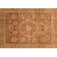 thumbnail image 1 of Ahgly Company Indoor Rectangle Abstract Brown Modern Area Rugs, 8' x 12', 1 of 4