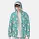 thumbnail image 2 of Balery Pig And Flower Sudadera ligera de manga larga con capucha y protección solar UPF 50+ para hombre y mujer, ideal para pesca y running-3X-Large, 2 of 7