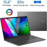 Vivobook 15 OLED K513 15.6 Full HD Laptop, Intel Core i5-1135G7 2.4GHz, 12GB RAM, 512GB SSD, Windows 10 Home, Free Upgrade to Windows 11, Indie Black