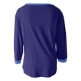 thumbnail image 5 of EDFBUYKRS Blouses for Women Puff Long Sleeve V Neck Tunic Tops Boho Dressy Casual Chiffon Shirts Xxxxl, 5 of 5