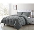 thumbnail image 1 of All Season Down Alternative Comforter and Sham Set Hypoallergenic Plush Microfiber Fill, 1 of 1