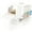 White, variant on C2G 90° Cat5E RJ45 UTP Keystone Jack - Blue
