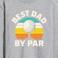 thumbnail image 3 of Instant Message - Best Dad By Par  - Men's Long Sleeve T-Shirt, 3 of 6