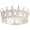 Silvery, variant on Generic Blue Queen Crown for Women, Beautiful Large Crown Cake Decoration, Crystal Tiara for Women Rhinestone Wedding Headband for Bride Hair Accessories for Costume Birthday Party Prom Gifts