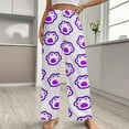 thumbnail image 2 of Paw Print Pajama Pants Comfortable Elastic Waist Pajamas Fashion Sleepwear Bottoms Plus Size Homewear, 2 of 6