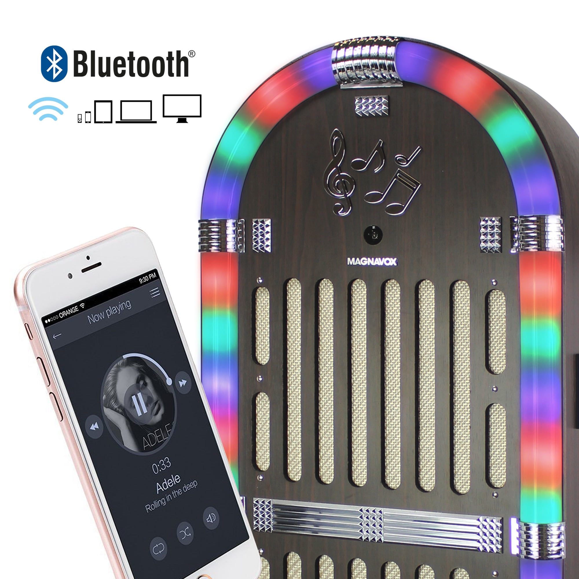 magnavox jukebox speaker system