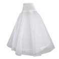 thumbnail image 1 of Vestido de novia de 1 capa, vestido de gala, hueso, enagua larga de crinolina, enagua, 1 of 9