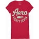 thumbnail image 1 of Aeropostale - Camiseta gráfica con estampado de pantalla Aero Ny para mujer, rosa, pequeña, 1 of 1