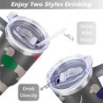 thumbnail image 5 of Cute Dog Design 40oz Tumbler with Handle - Double Wall Insulated Coffee Mug for Women - Dog Mom Gift Travel Cup with Straw, 5 of 7