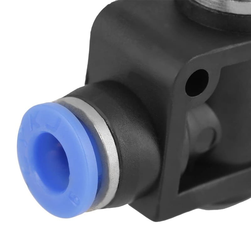 10 Pieces of Pneumatic Flow Valve Pneumatic PushConnected Air Flow Control Valve Speed