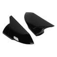 thumbnail image 4 of Side Rearview Mirror Cover, 2pcs Door Mirror   For Car Black, 4 of 8