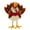 B, variant on zhonghuaying 1 pack Thanksgiving Turkey Figurine, Fall Bird Ornament for Holiday Display