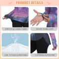 thumbnail image 4 of FORMRS Womens Long Sleeve Shirts UPF 50+ Sun Protection Quick Dry Fishing Hiking Tops, Size S-2XL, Neon Jellyfish, 4 of 8