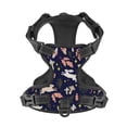 thumbnail image 4 of Lsque Retro Rabbit Flower Dog Harness, No-Pull Pet Harness with 2 Leash Clips, Adjustable Soft Padded Dog Vest with Easy Control Handle for Large Dogs-X-Large, 4 of 9