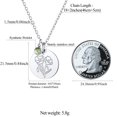 thumbnail image 6 of FindChic Birth Flower Necklaces for Women with Birthstone Stainless Steel Jan. to Dec. Guardian Month Floral Poppy Pendant Necklace Jewelry Gift for Her Birthday Christmas (Box), 6 of 8