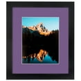 thumbnail image 2 of ArtToFrames 12x14 Matted Picture Frame with 8x10 Single Mat Photo Opening Framed in 1.25 Satin Black and 2 Grape Mat (FWM-3926-12x14), 2 of 8