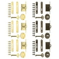 thumbnail image 4 of 3 Sets Cabinet Lock Exquisite Vintage Jewelry Box Lock Antique Bronze/Gold Gold, 4 of 4