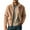 Khaki, variant on zfhfof Mens Fuzzy Sherpa Jacket Lightweight Soft Fleece Long Sleeve Lapel Collar Full Zip Coats Fall Winter Warm Outwear with Pockets