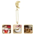 thumbnail image 2 of KALLORY Tea Infuser Golden 1 Pair 6.3x1.6x1.2in Stainless Steel, 2 of 6