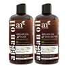 Artnaturals Moroccan Argan Oil Shampoo and Conditioner Set Curly Color Treated Hair (2 x 12 oz / 355 ml)