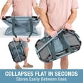 thumbnail image 4 of CleverMade Gear Hauler Pro 55L Collapsible Heavy-Duty Utility Tote, Tide Foam, 4 of 8