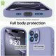 thumbnail image 4 of Funda de Silicona Premium, Forro de Microfibra Suave, para iPhone 16 Pro de 6.3 Pulgadas, Gris Lavanda, 4 of 7