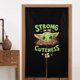 thumbnail image 4 of Cortina de puerta semiopaca con patrón de patchwork de dos piezas de Baby Yoda, cortinas opacas decorativas para dormitorio, sala de estar, decoración de habitación de niños, 34 x 56 pulgadas, tamaño, 4 of 7