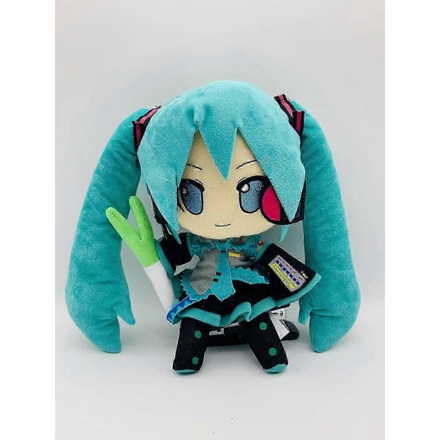 2025 Plush Toy 25cm Standing with Leek Bear Winter Outfit Anime Cartoon Collectible Doll Gift