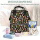 thumbnail image 5 of Easygdp Mushrooms para Bolsa de Bebé de Gran Capacidad con Múltiples Bolsillos, Bolsa de Pañales para Padres, Bolsa de Viaje Organizada y Elegante, 5 of 6