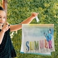thumbnail image 3 of Summer Beach Butterfly Hand Towels 2 PCS, Tropical Seasonal Scenery Kitchen Towel Ultra Soft and Highly Absorbent,Decorative Fingertip Face Towel for Bathroom Hotel, 28.3"x14.4", 3 of 5
