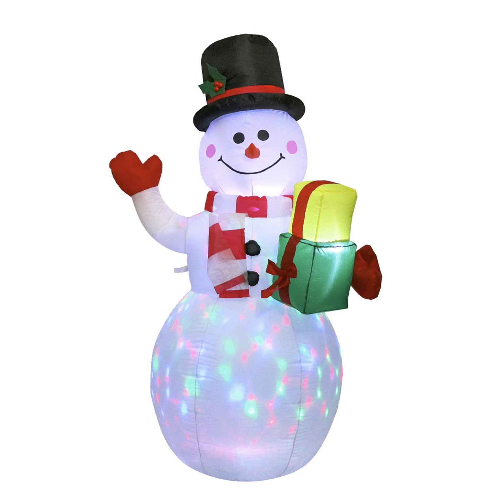 Details about   Christmas Snowman Inflatable LED Light Up Blow Up Decoration Indoor Outdoor 5 ft 