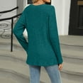 thumbnail image 3 of Plebaso Women's Tunic Tops with Leggings Knit Long Sleeve Shirts Lightweight Pullover Sweater with Buttons, 3 of 8