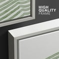 thumbnail image 4 of Wall26 Framed Prints Canvas Wall Art Set of 3 Sage Green Stripe Polygon Pattern Collage Abstract Geometric Illustrations Decorative Bohemian Multicolor Home Wall Decora - White 16"x24"x3, 4 of 5