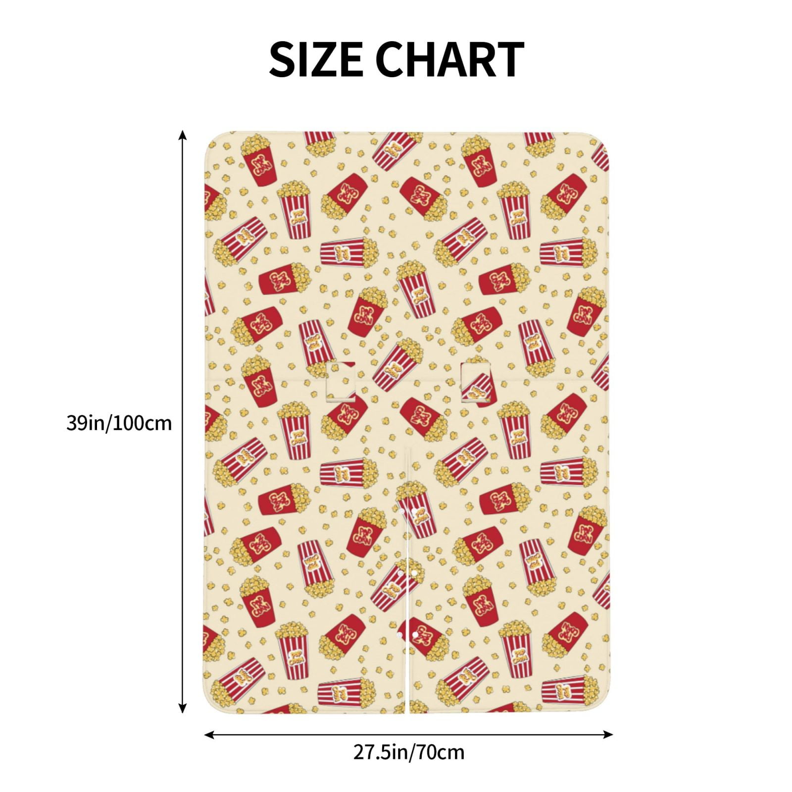 Naloa Cartoon Popcorn Baby Car Seat Cover, Breathable Baby Carrier Cover, Multiuse Baby Carrier Cover & Nursing Breastfeeding Cover