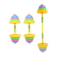 thumbnail image 4 of Juguetes para niños, mancuernas, barra para niños, relleno ajustable, herramientas de desarrollo sensorial para edades de 4 a 7 años, juego de pesas, Colores claros, 4 of 10