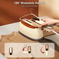 thumbnail image 3 of Travel Steamer Iron for Clothes, 1500W Portable Handheld Steamer Iron 5Mode with LCD Display 10s Fast Heating 180° Swivel Handle Powerful Wrinkle Remover, Garment Steamer for Home, Dorm, 3 of 8
