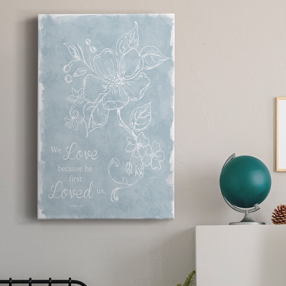 Loved Us First Premium Gallery Wrapped Canvas - Ready to Hang